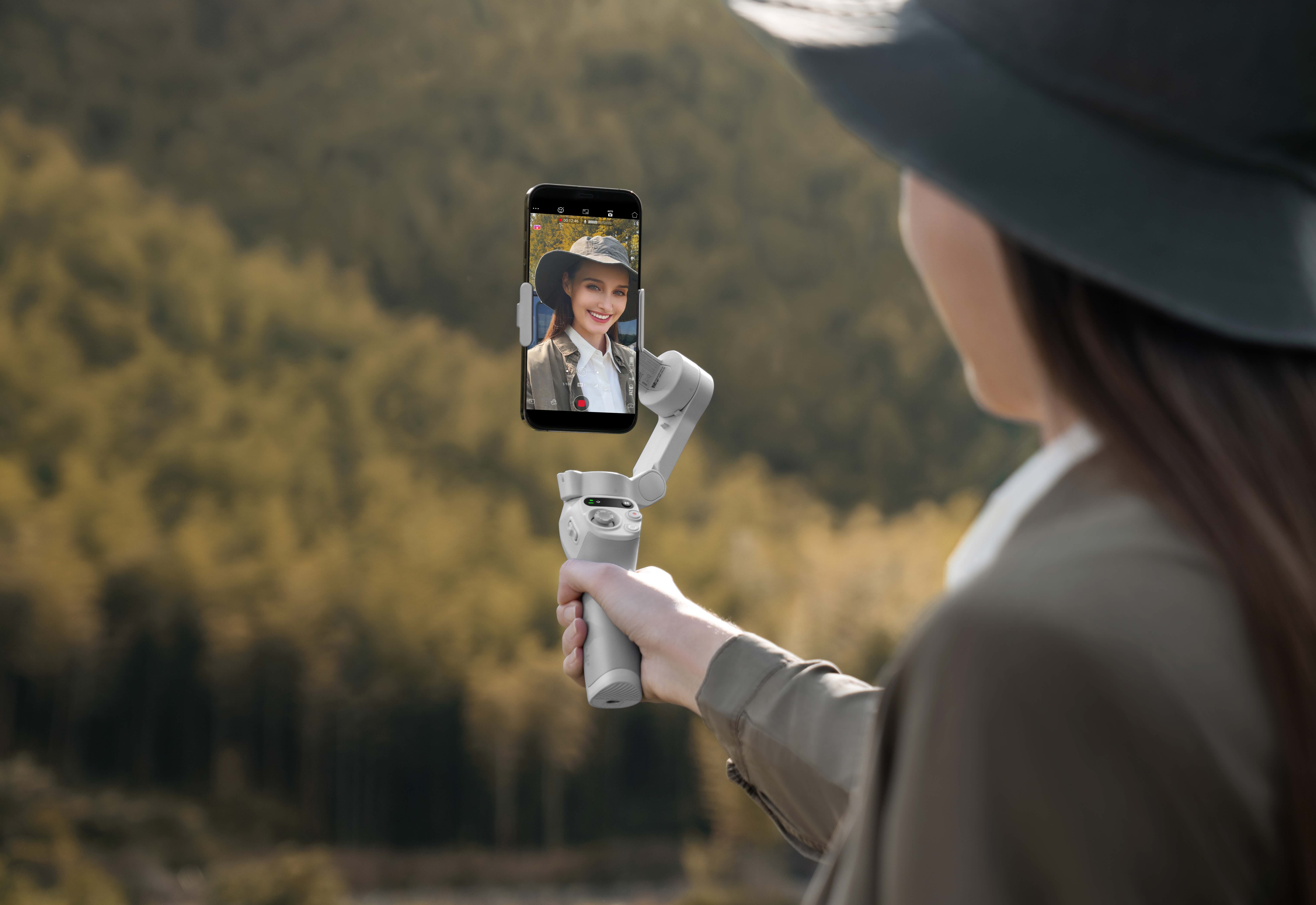Állapotjelző panel és módváltás – Osmo Mobile SE
