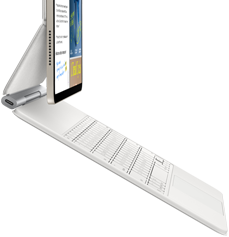 Magic Keyboardhoz csatlakoztatott iPad Air