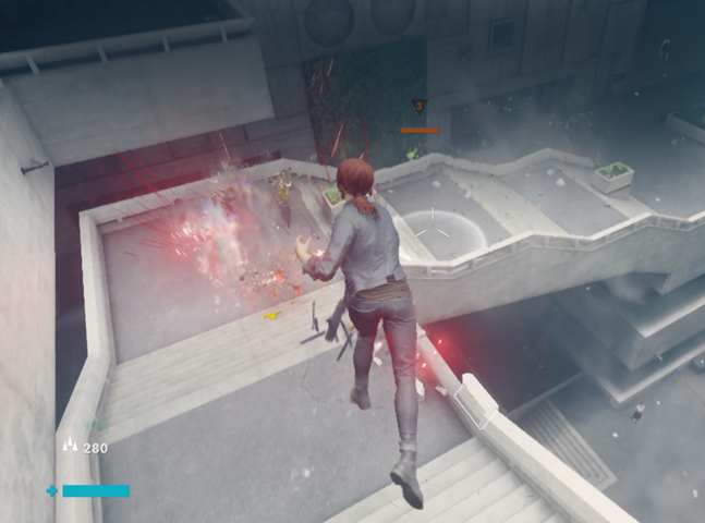 A Control című játék egy iPad Air kijelzőjén, a fejlett grafikájú játék futtatását az Apple M4 chip teszi lehetővé