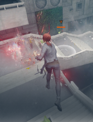 A Control című játék egy iPad Air kijelzőjén, a fejlett grafikájú játék futtatását az Apple M4 chip teszi lehetővé