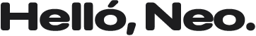 Helló, Neo.