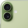 Az iPhone 17 hátulnézetből, a bal felső sarokban a Fusion kamerarendszerrel
