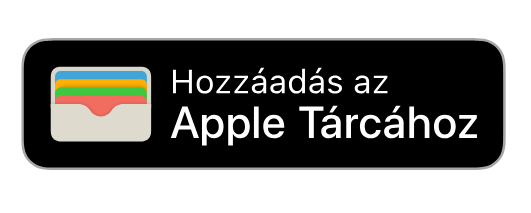 Hozzáadás Apple Walletbe