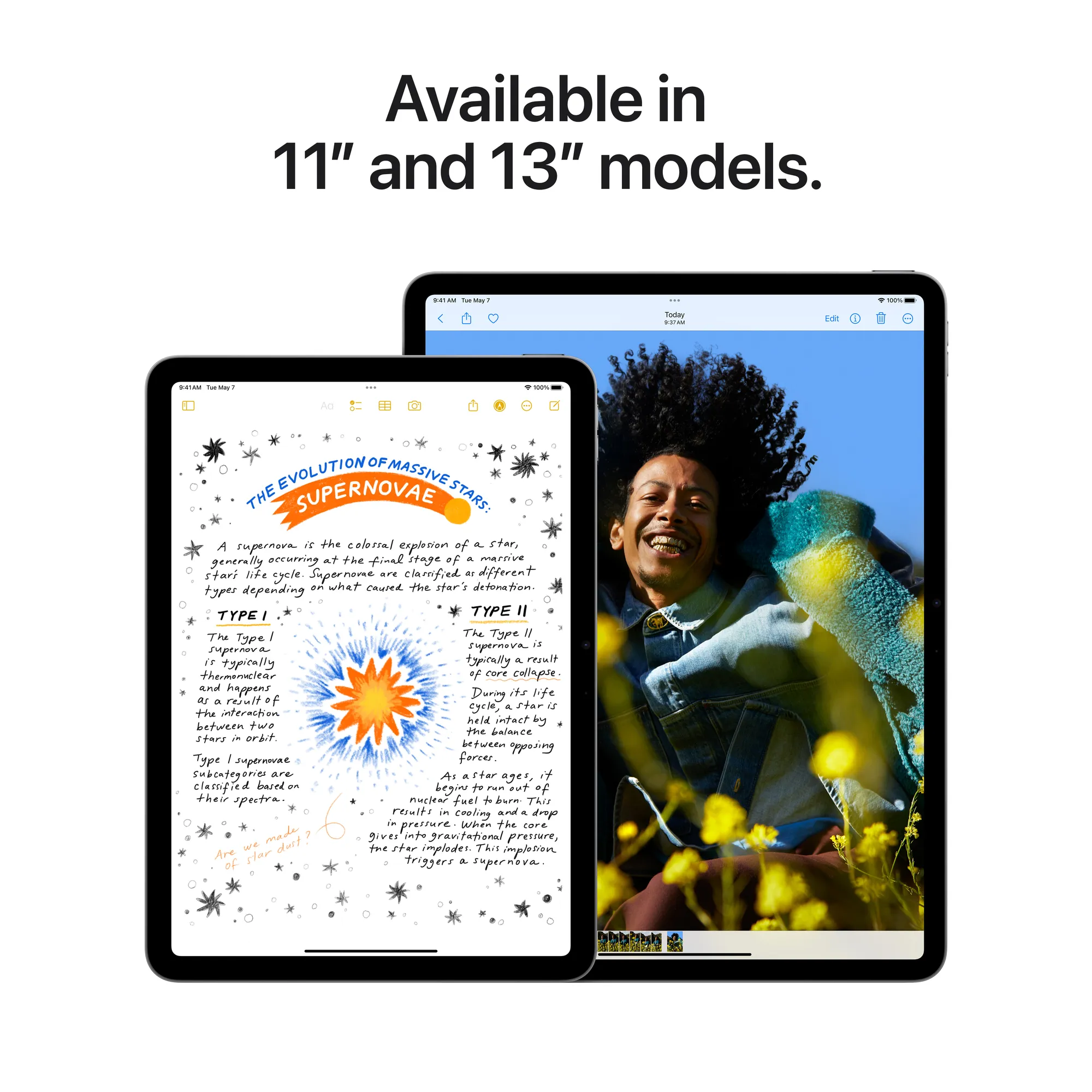 11 hüvelykes iPad Air, Wi-Fi + Cellular, 1 TB – csillagfény