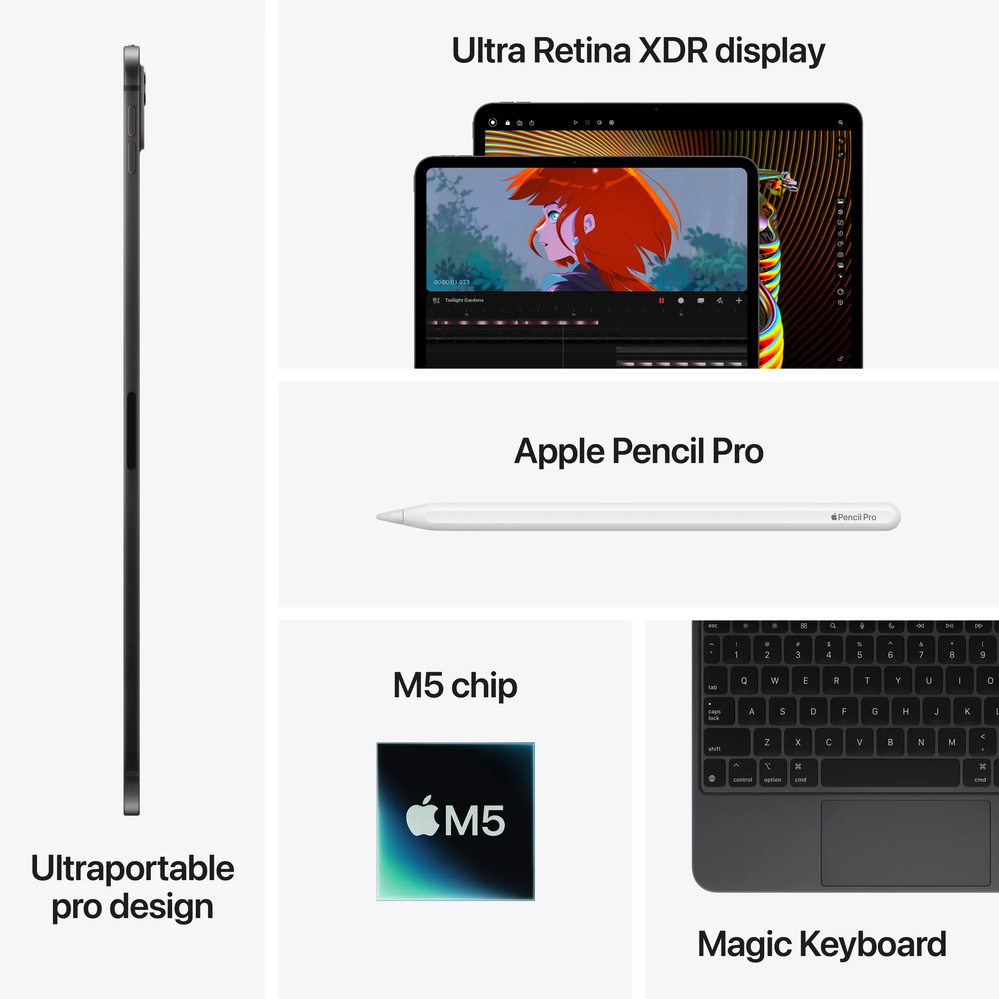 11-inch iPad Pro M5 Wi‑Fi 1 TB - ezüst