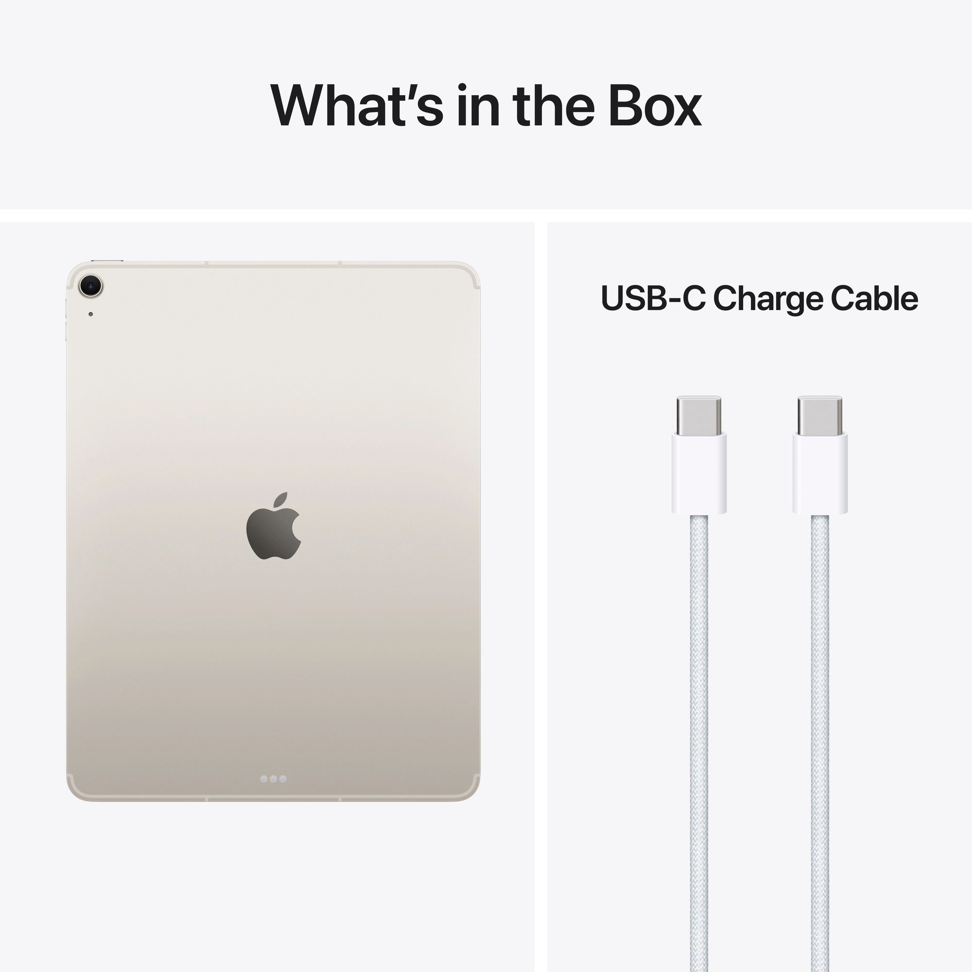 13" iPad Air (M4) Wi-Fi + Cellular 128 GB - csillagfény