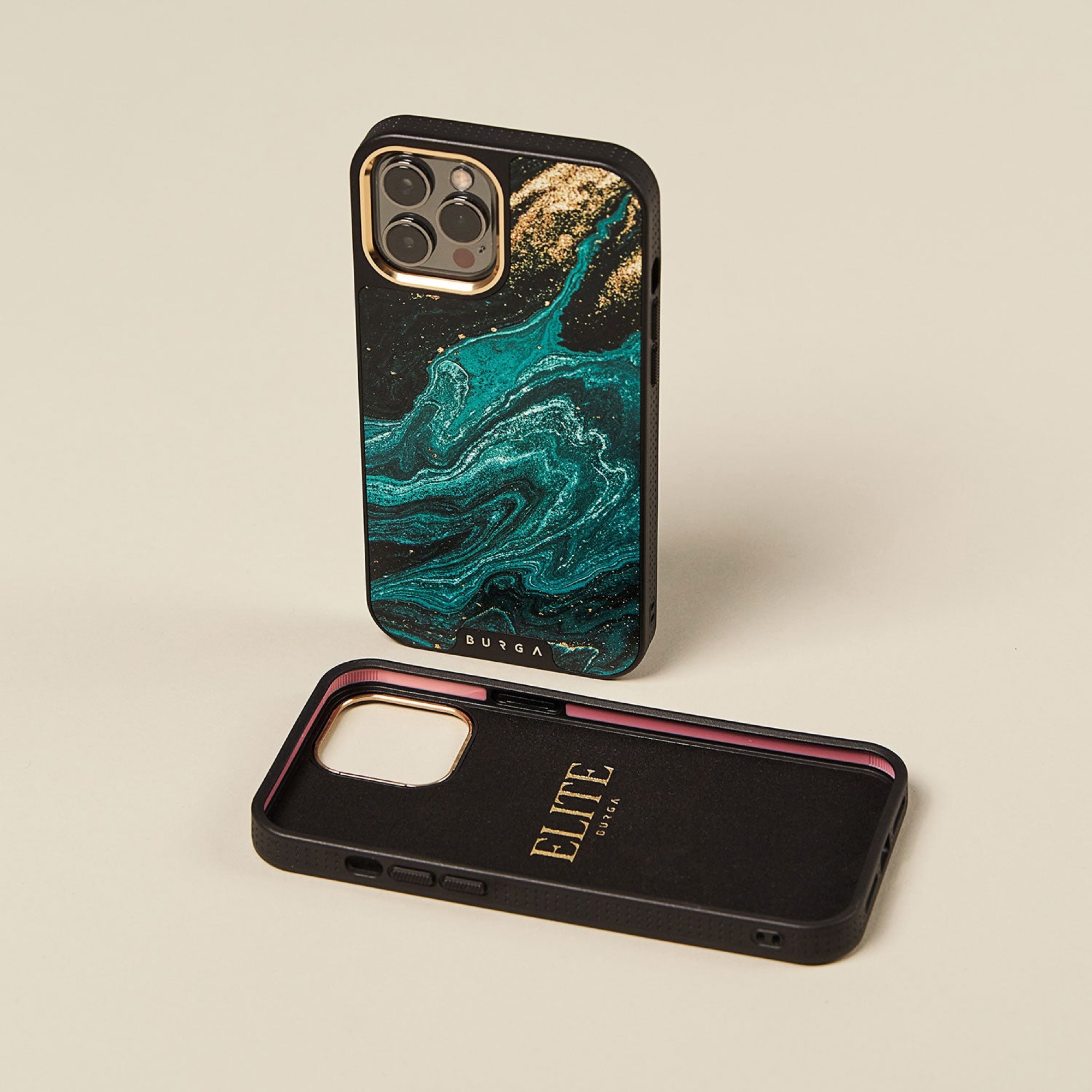BURGA Elite MagSafe iPhone 15 Pro Max tok - smaragd tenger