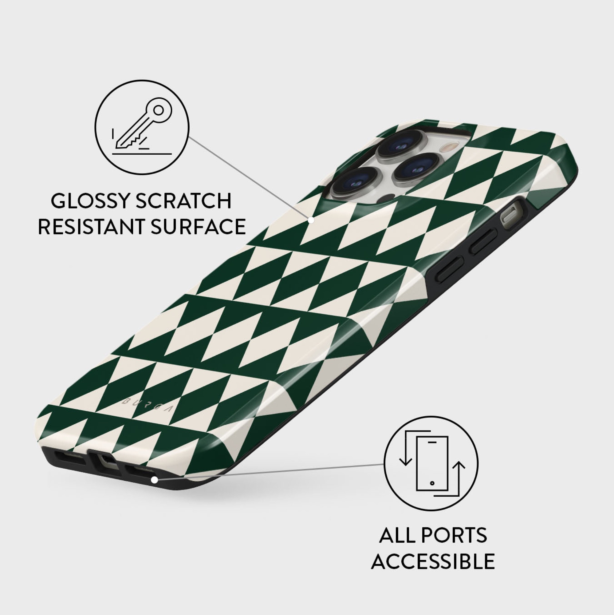 BURGA Tough MagSafe iPhone 15 Pro Max tok - everyday escape