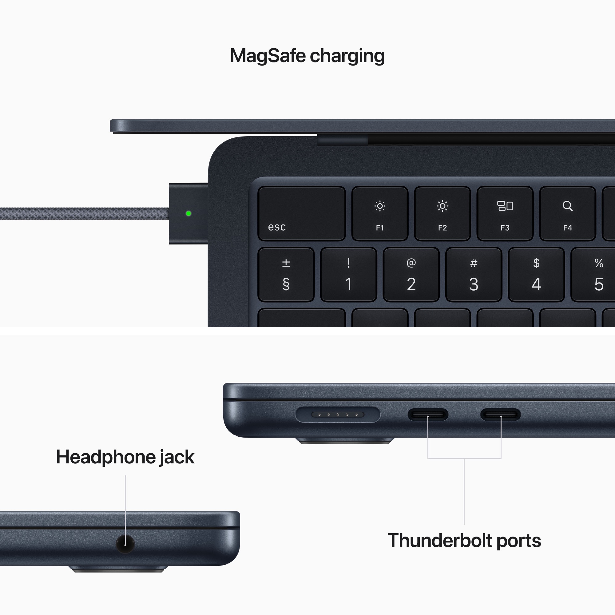 APPLE 13-inch MacBook Air: Apple M2 chip with 8-core CPU and 10-core GPU, 512GB