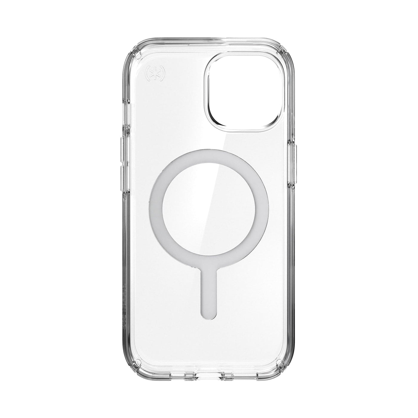 SPECK Presidio Perfect Clear iPhone 15 MagSafe tok - átlátszó/króm