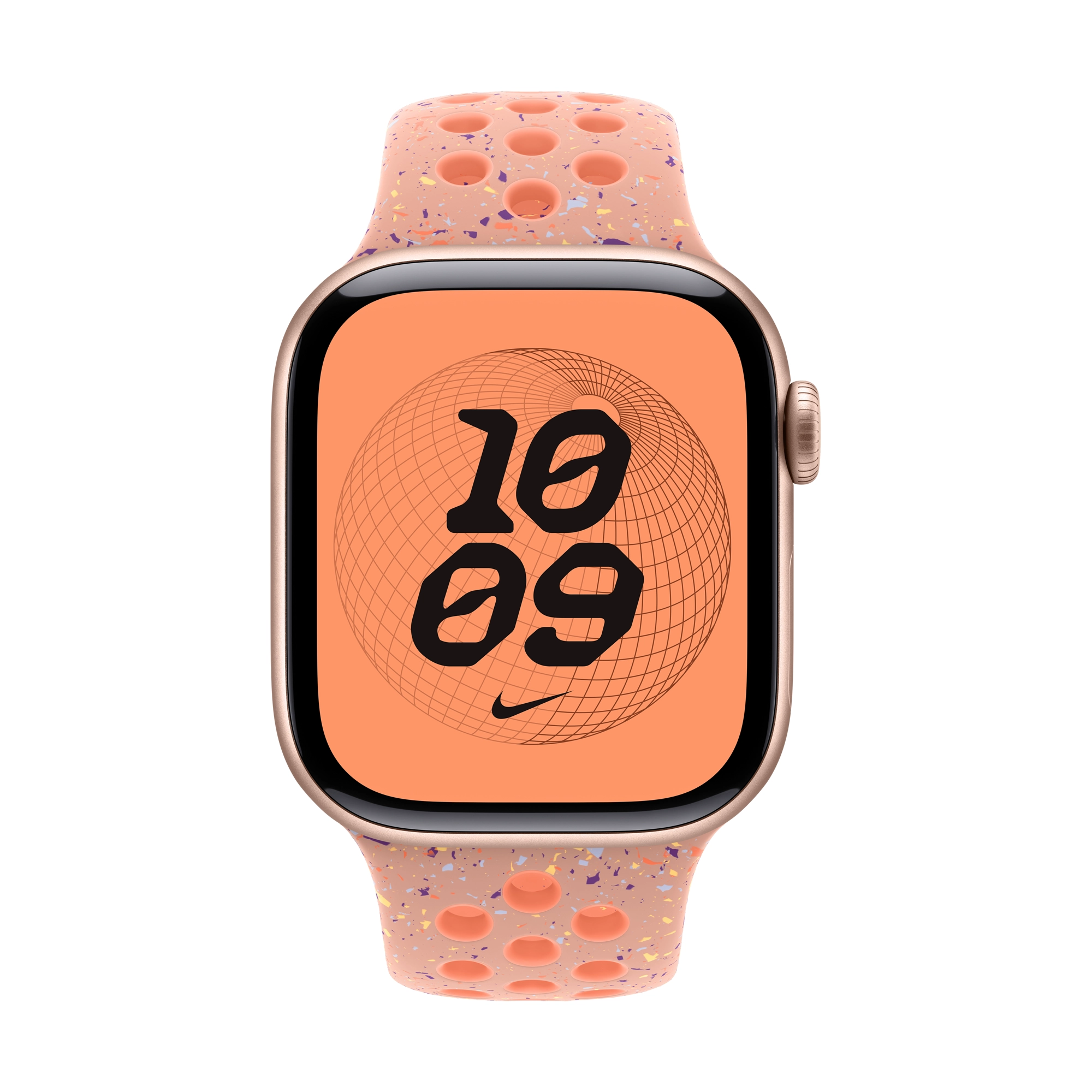 42 mm-es naplemente-rózsaszín Nike sportszíj – S/M