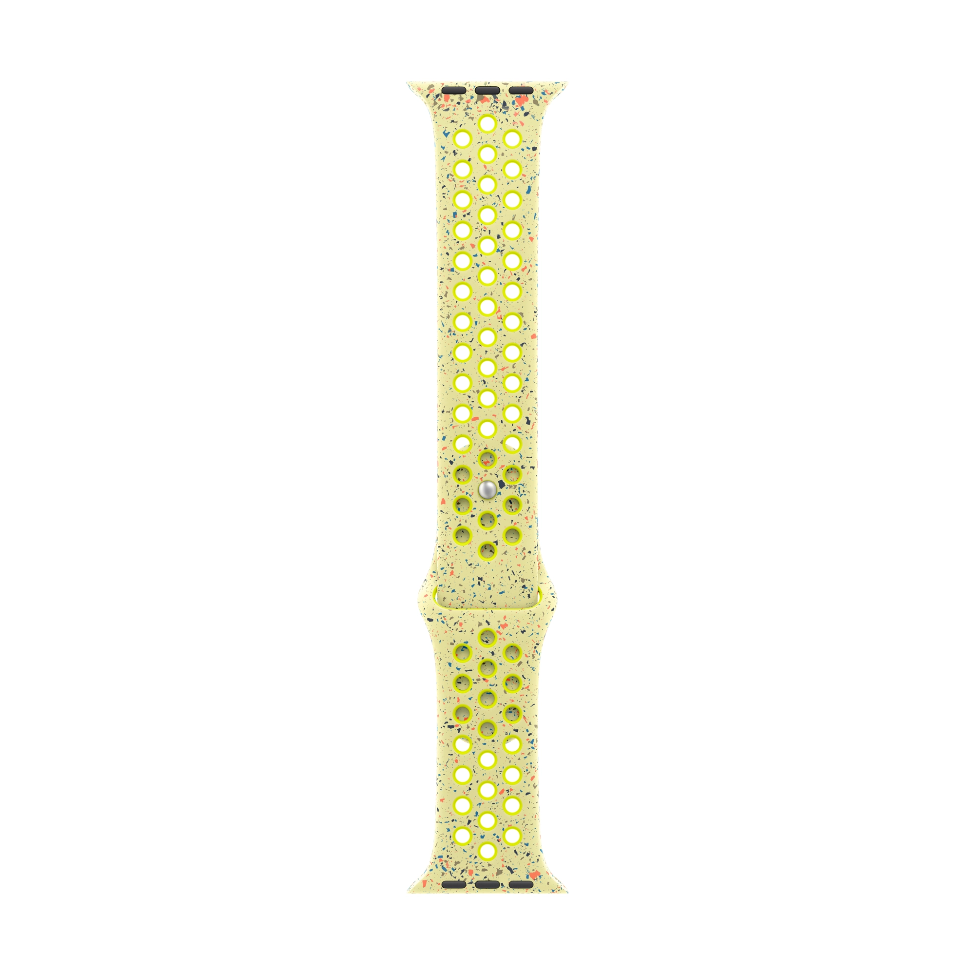 42 mm-es neonzöld csobbanás Nike sportszíj – S/M