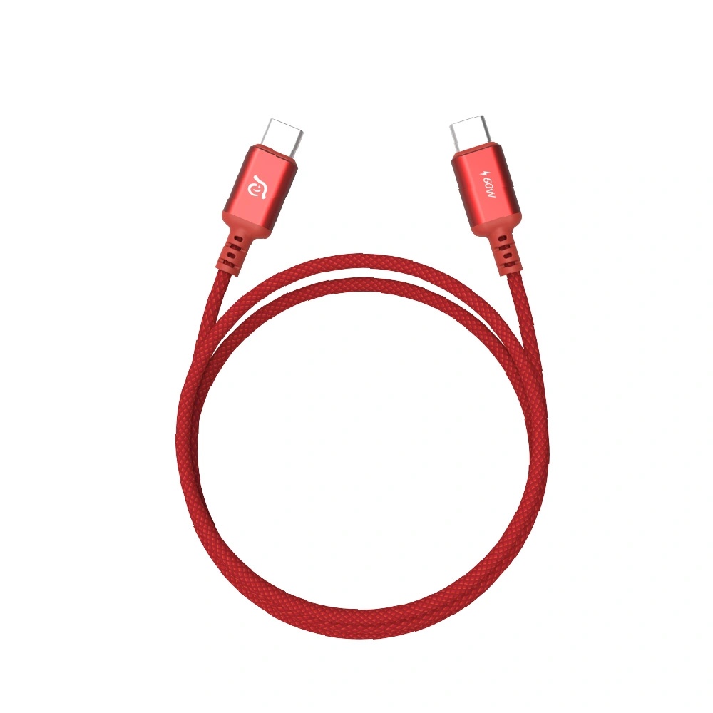 ADAM ELEMENTS Casa S120 USB-C 1.2m-es töltőkábel - piros