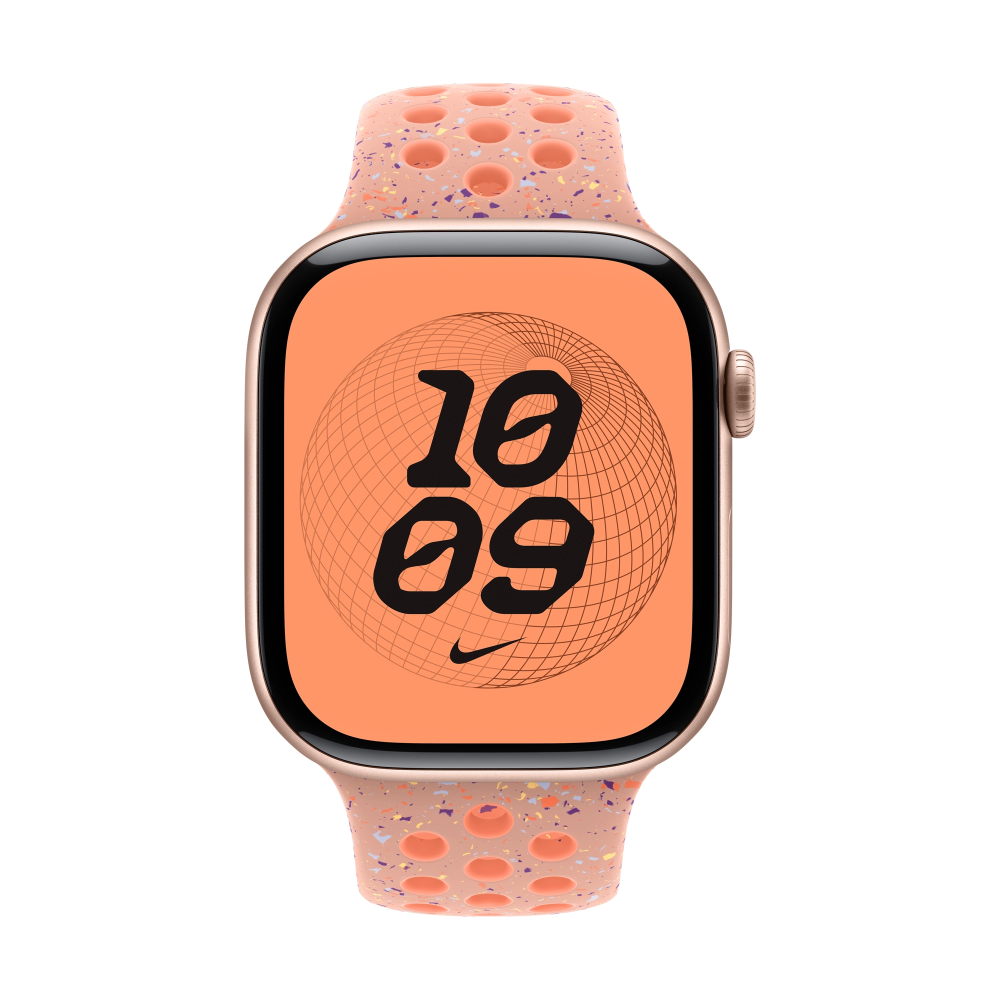 46 mm-es naplemente-rózsaszín Nike sportszíj – M/L