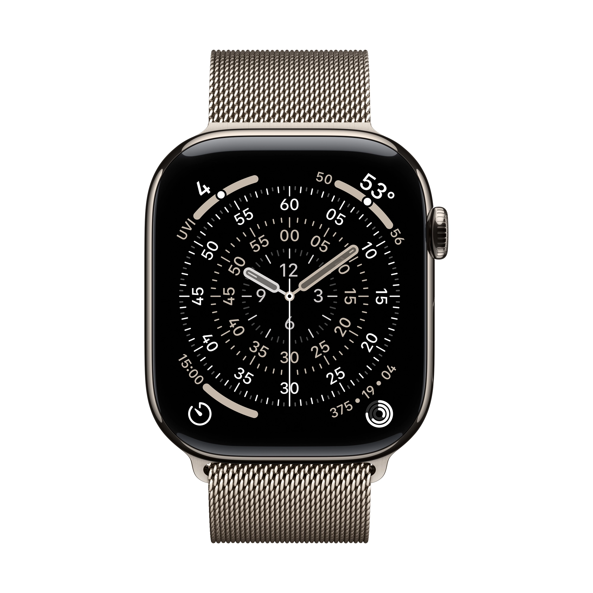 46 mm-es natúr milánói szíj - M/L