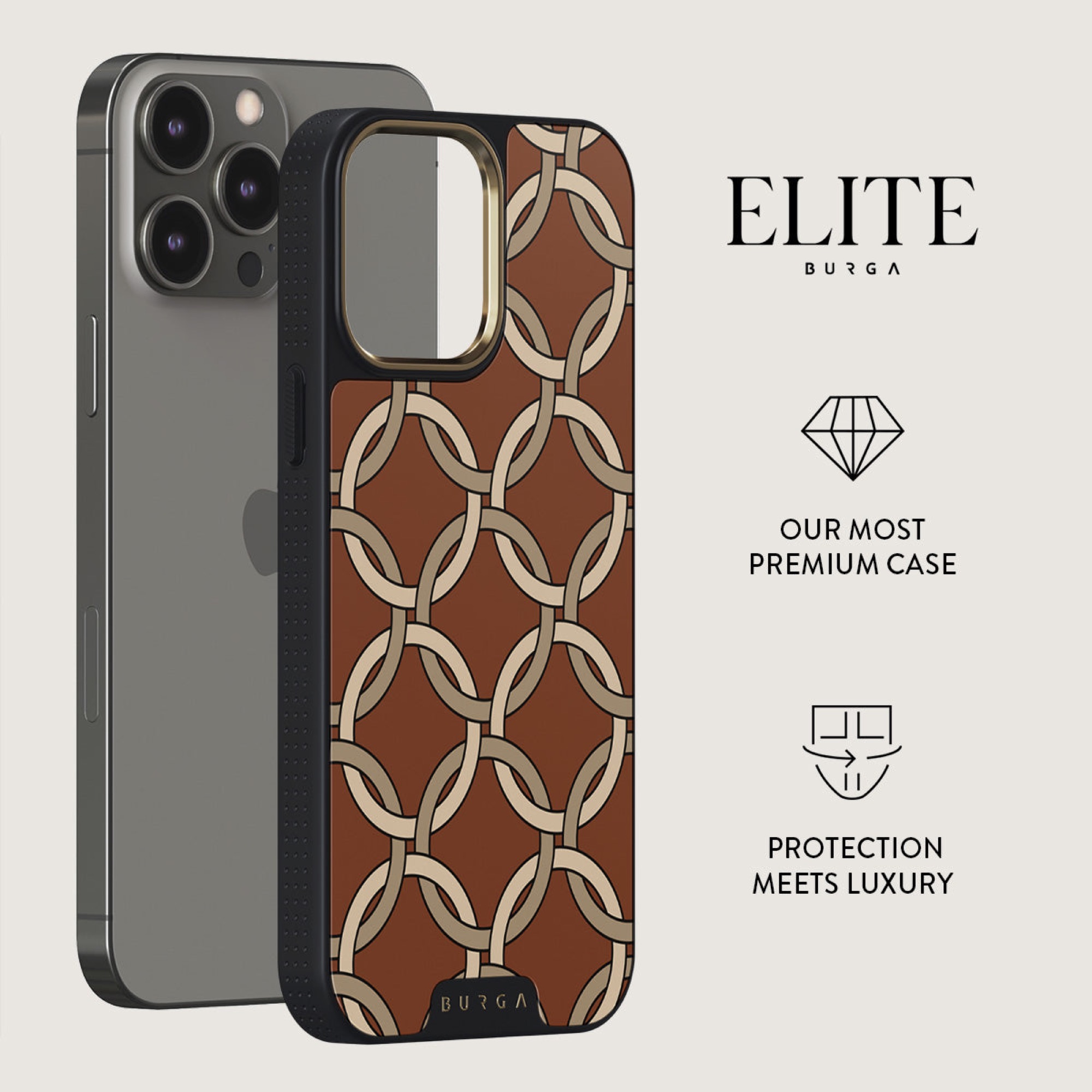 BURGA Elite MagSafe iPhone 15 Pro tok - heritage