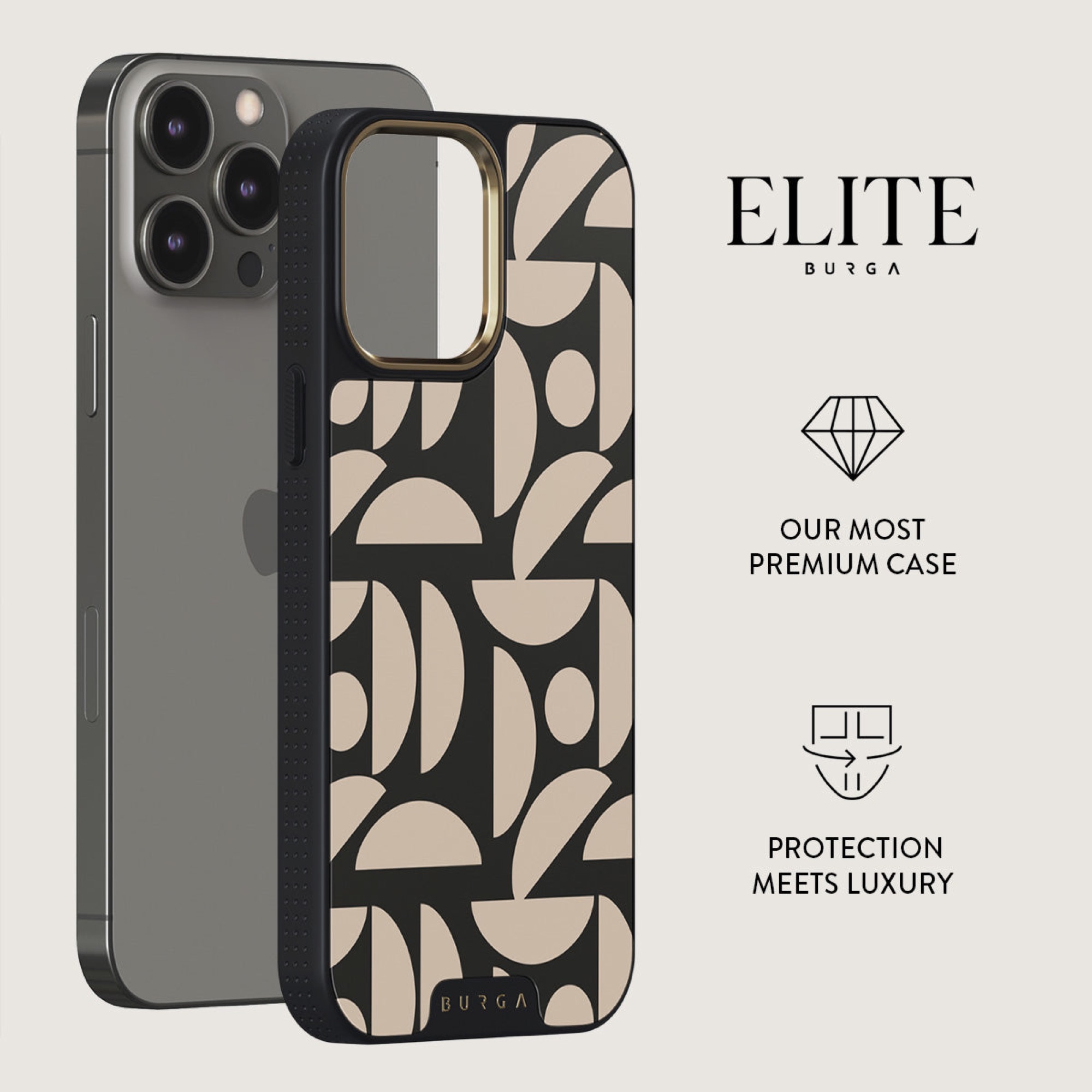 BURGA Elite MagSafe iPhone 15 Pro Max tok - holdfény