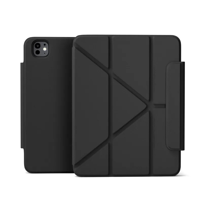 Epico TechGrain Spin 2in1 Flip Case for iPad Pro 11" (1-4 Gen) / Air 10.9" / Air 11" (M2-M4) - Black