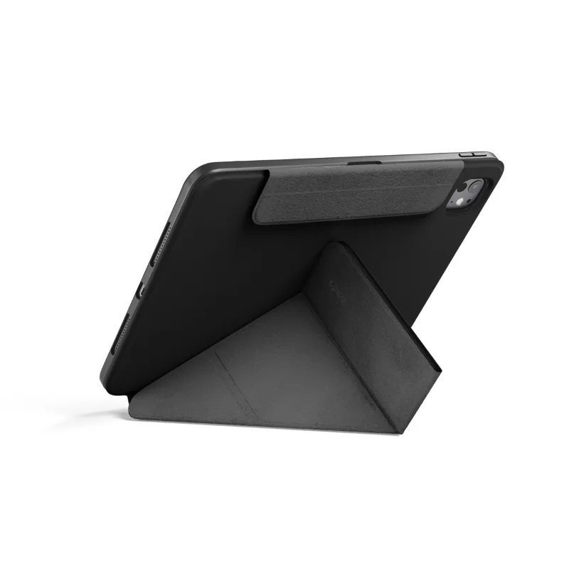 Epico TechGrain Spin 2-in-1 Flip Case for iPad Pro 12.9" (3-6 Gen) / Air 13" (M2-M4) - Black