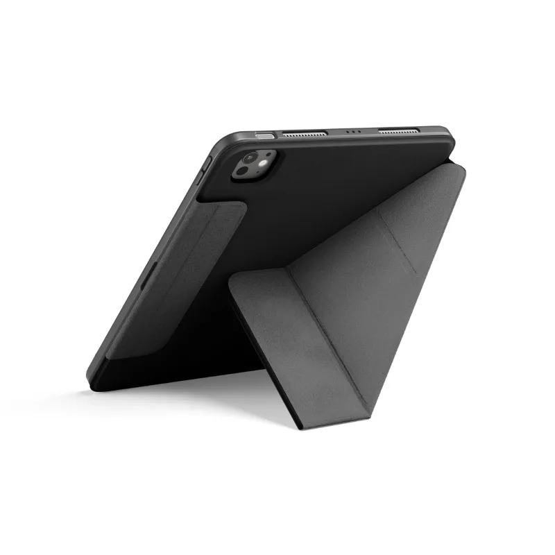 Epico TechGrain Spin 2-in-1 Flip Case for iPad Pro 12.9" (3-6 Gen) / Air 13" (M2-M4) - Black