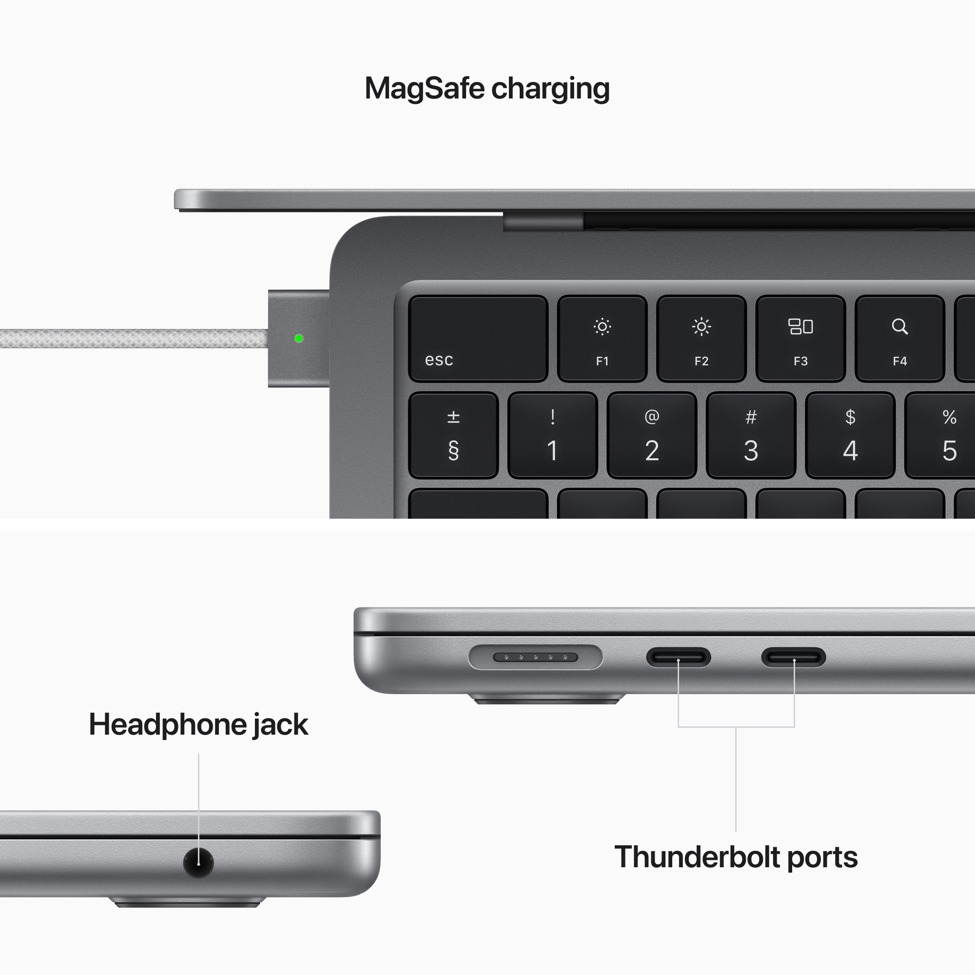 APPLE 13-inch MacBook Air: Apple M2 chip with 8-core CPU and 8-core GPU, 256GB