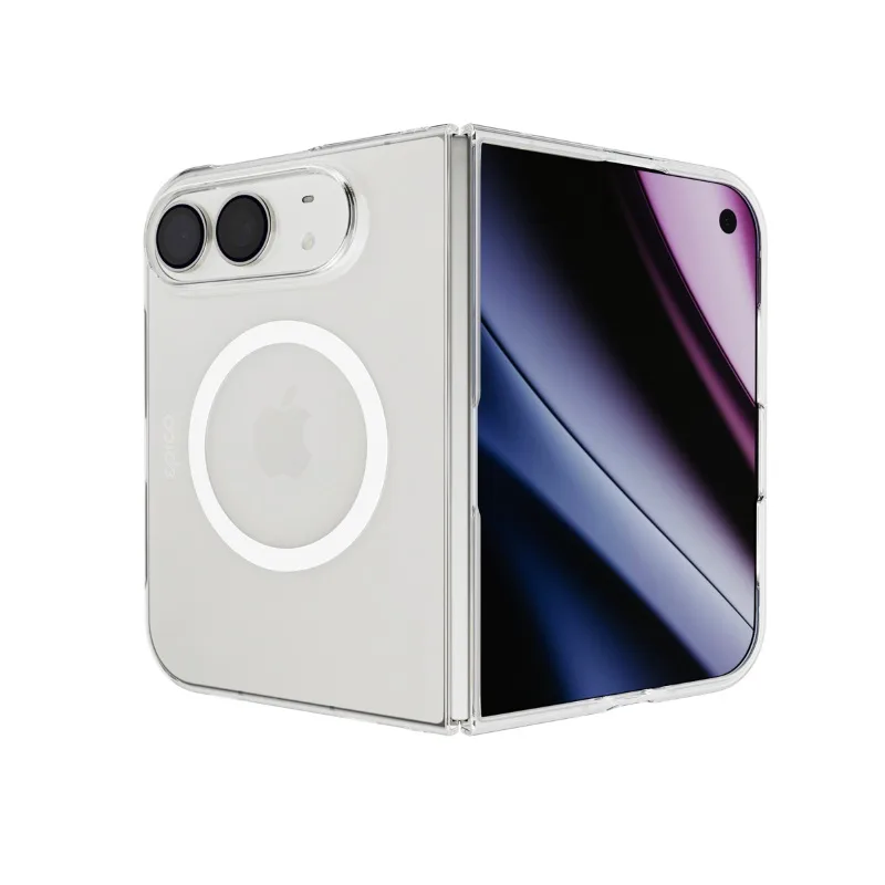 Epico HeroSlim Mag+ Case for iPhone Duo, Qi2 & MagSafe Compatible, Camera Protection - Transparent