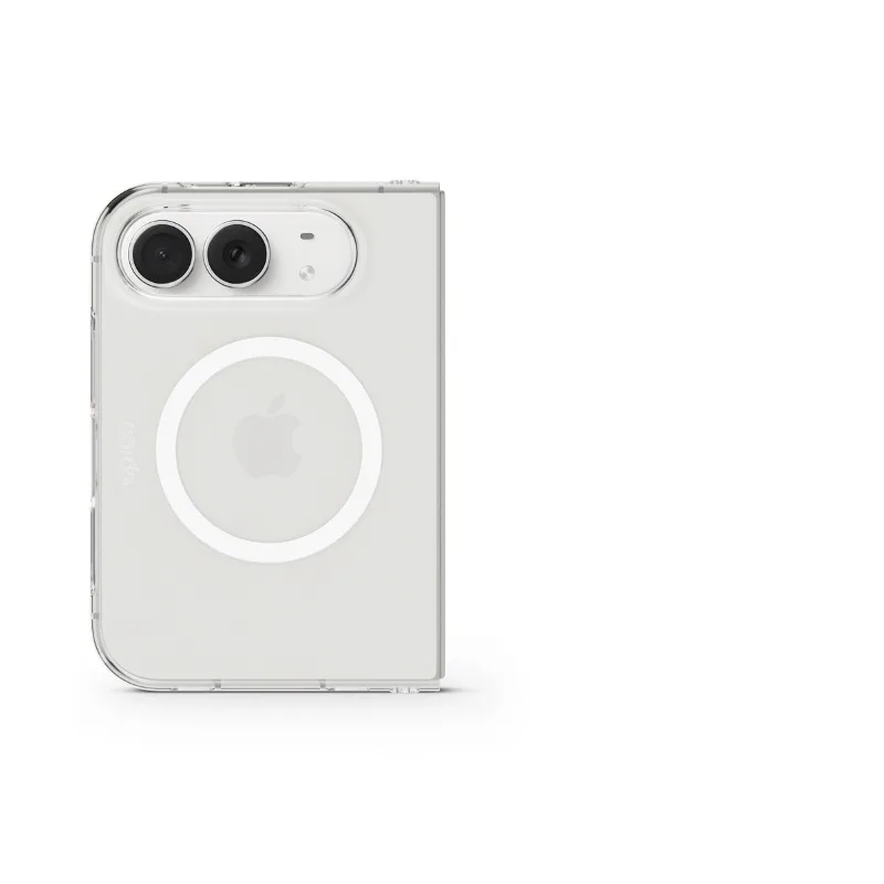 Epico HeroSlim Mag+ Case for iPhone Duo, Qi2 & MagSafe Compatible, Camera Protection - Transparent