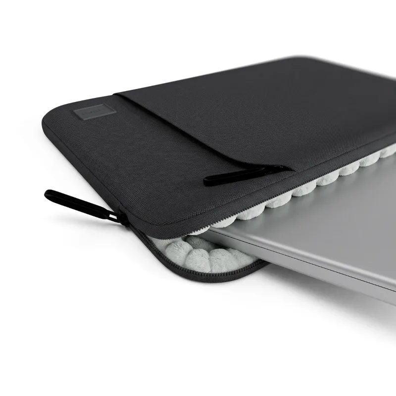 Epico CushionGuard Water-Resistant Sleeve for MacBook Pro 16" / Air 15", Extra Pocket - Dark Grey