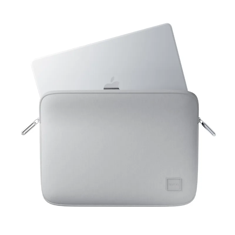 Epico Neoprene Lite Water-Resistant Sleeve for MacBook Pro 14", Full Coverage - Light Grey