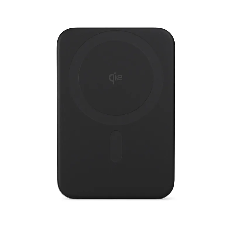 Epico UltraPack Qi2 15W Slim Aluminium MagSafe Wireless Power Bank 5000mAh - Black