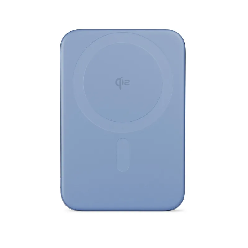 Epico UltraPack Qi2 15W Slim Aluminium MagSafe Wireless Power Bank 5000mAh - Light Blue