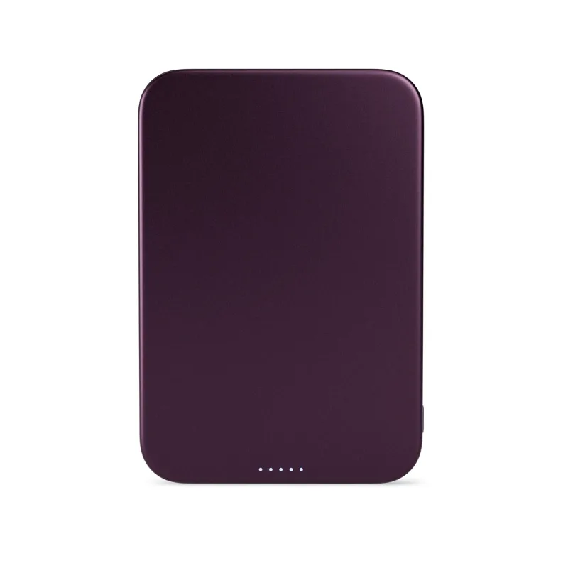 Epico UltraPack Qi2 15W Slim Aluminium MagSafe Wireless Power Bank 5000mAh - Dark Purple