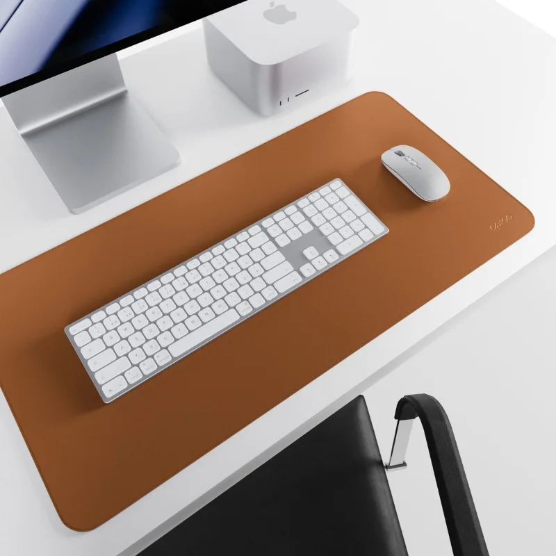 Epico TechGrain Reversible XL Desk Mat & Mouse Pad for Keyboard and Mouse - Brown / Light Grey