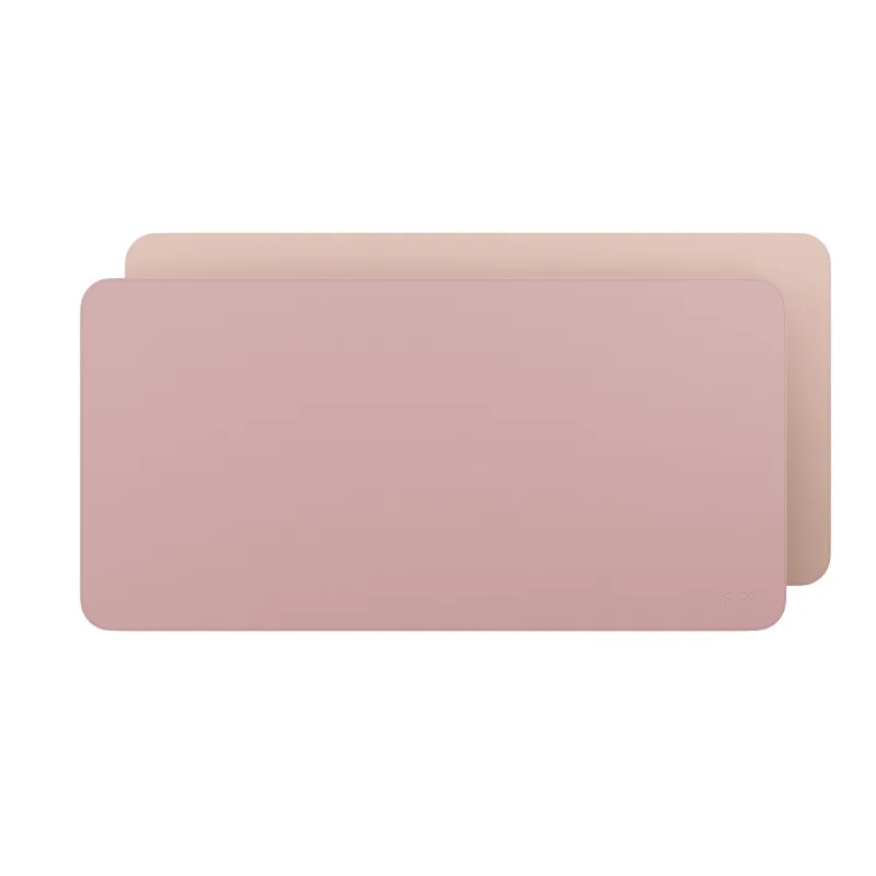 Epico TechGrain Reversible XL Desk Mat & Mouse Pad for Keyboard and Mouse - Light Pink / Dark Pink