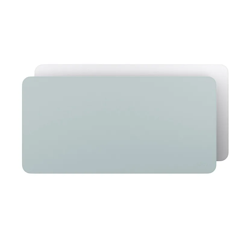Epico TechGrain Reversible XL Desk Mat & Mouse Pad for Keyboard and Mouse - Light Blue / Silver