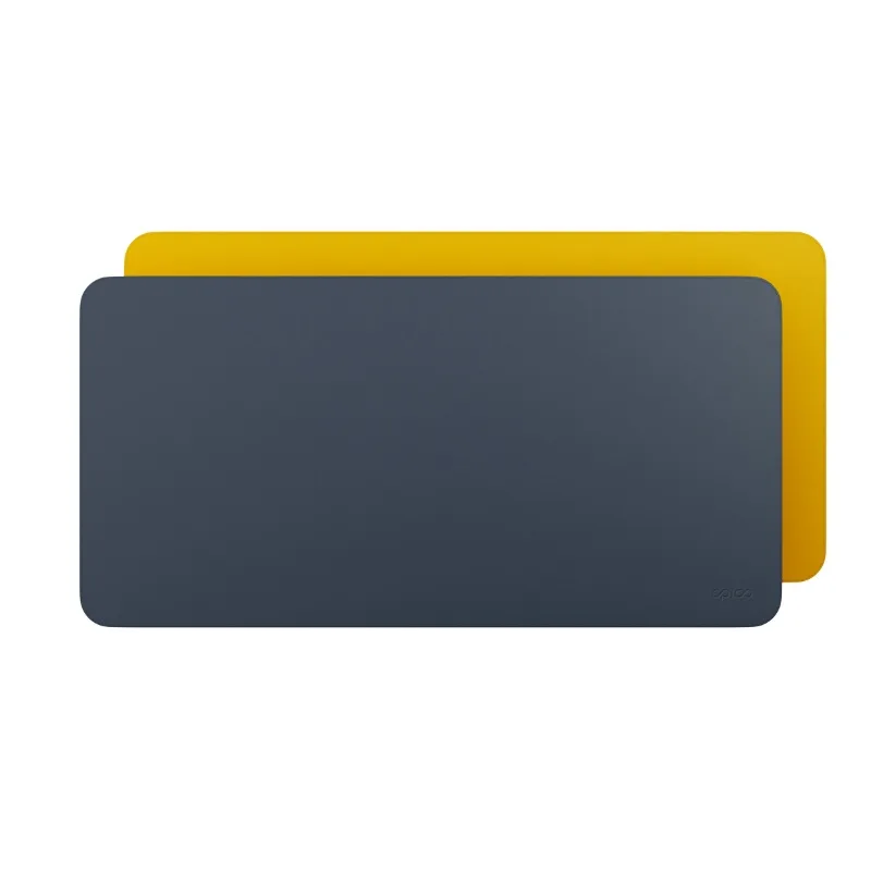 Epico TechGrain Reversible XL Desk Mat & Mouse Pad for Keyboard and Mouse - Dark Blue / Yellow