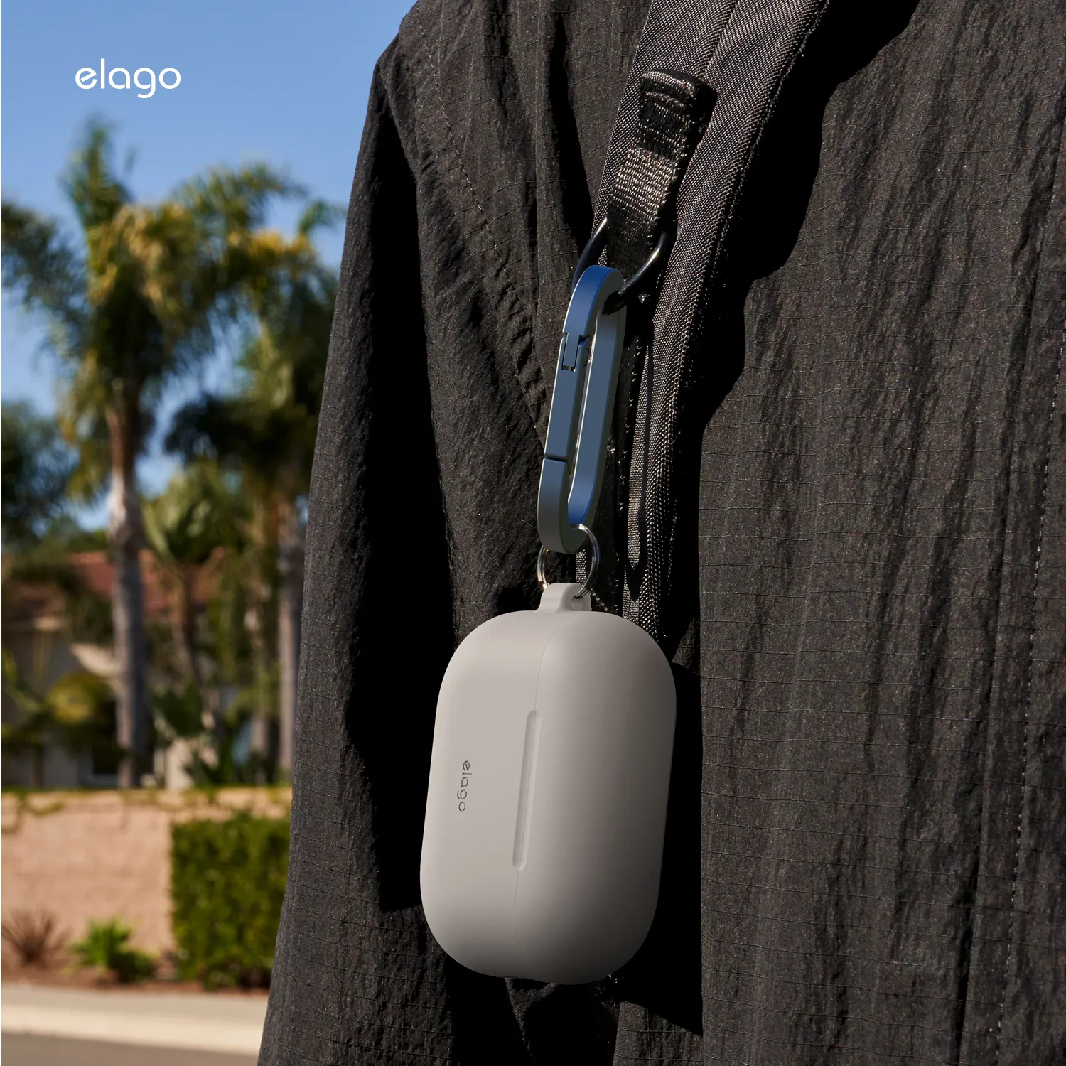 ELAGO AirPods Pro 3 szilikon tok - kavicsszürke