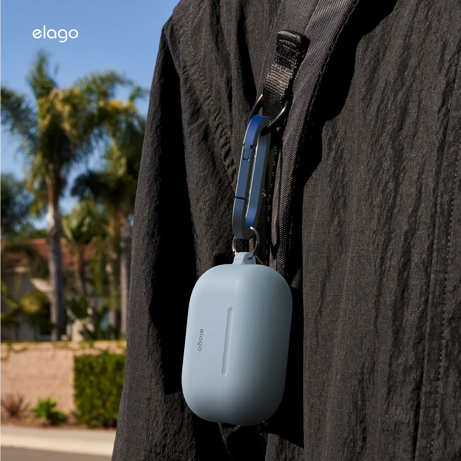 ELAGO AirPods Pro 3 szilikon tok - világoskék