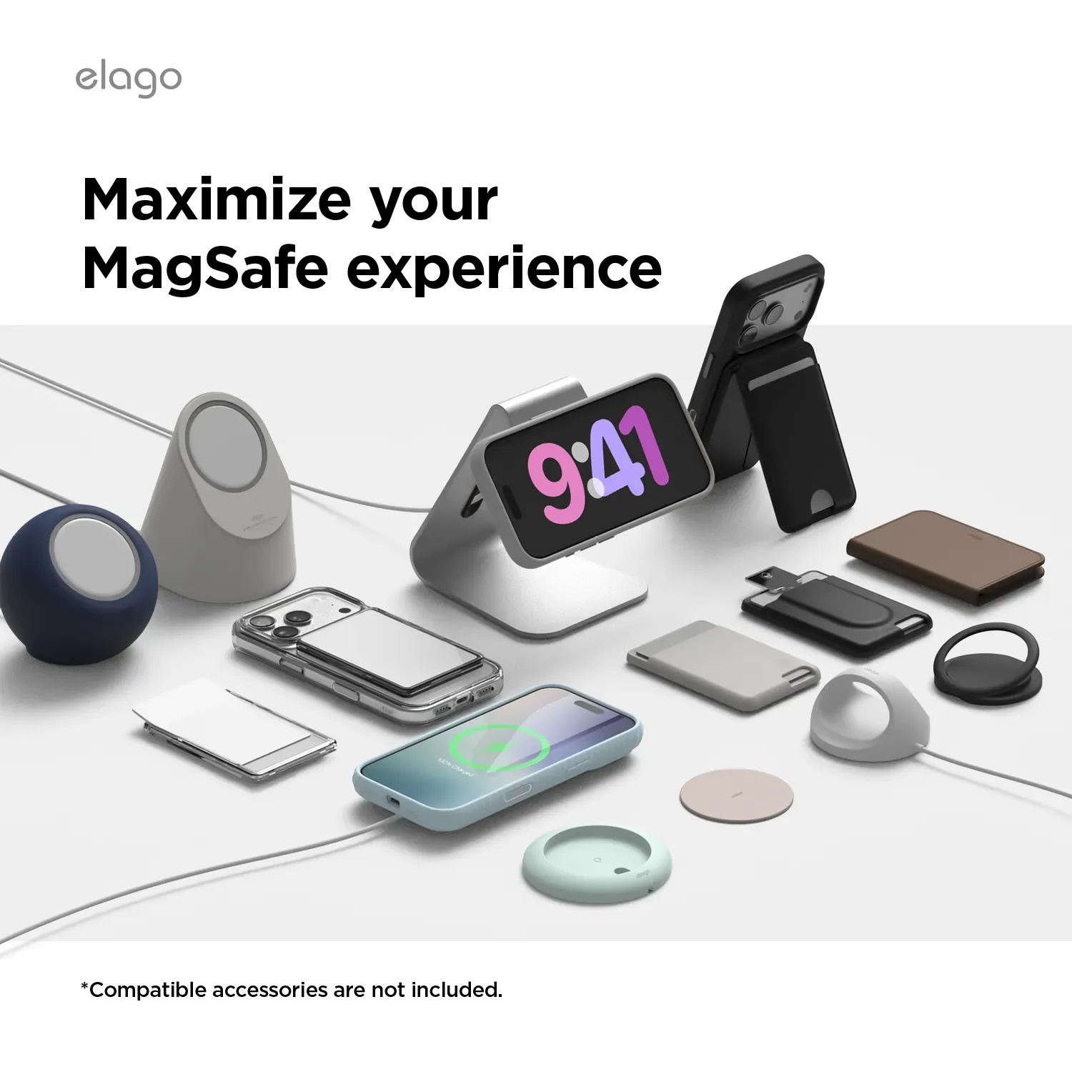elago MagSafe-kompatibilis iPhone Air szilikontok - sötétszürke