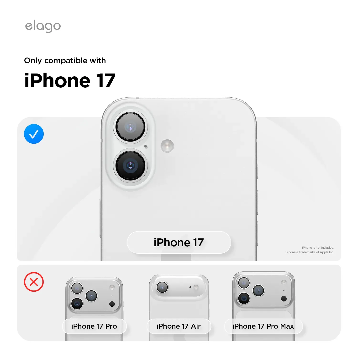 elago MagSafe-kompatibilis iPhone 17 szilikontok - sötétszürke