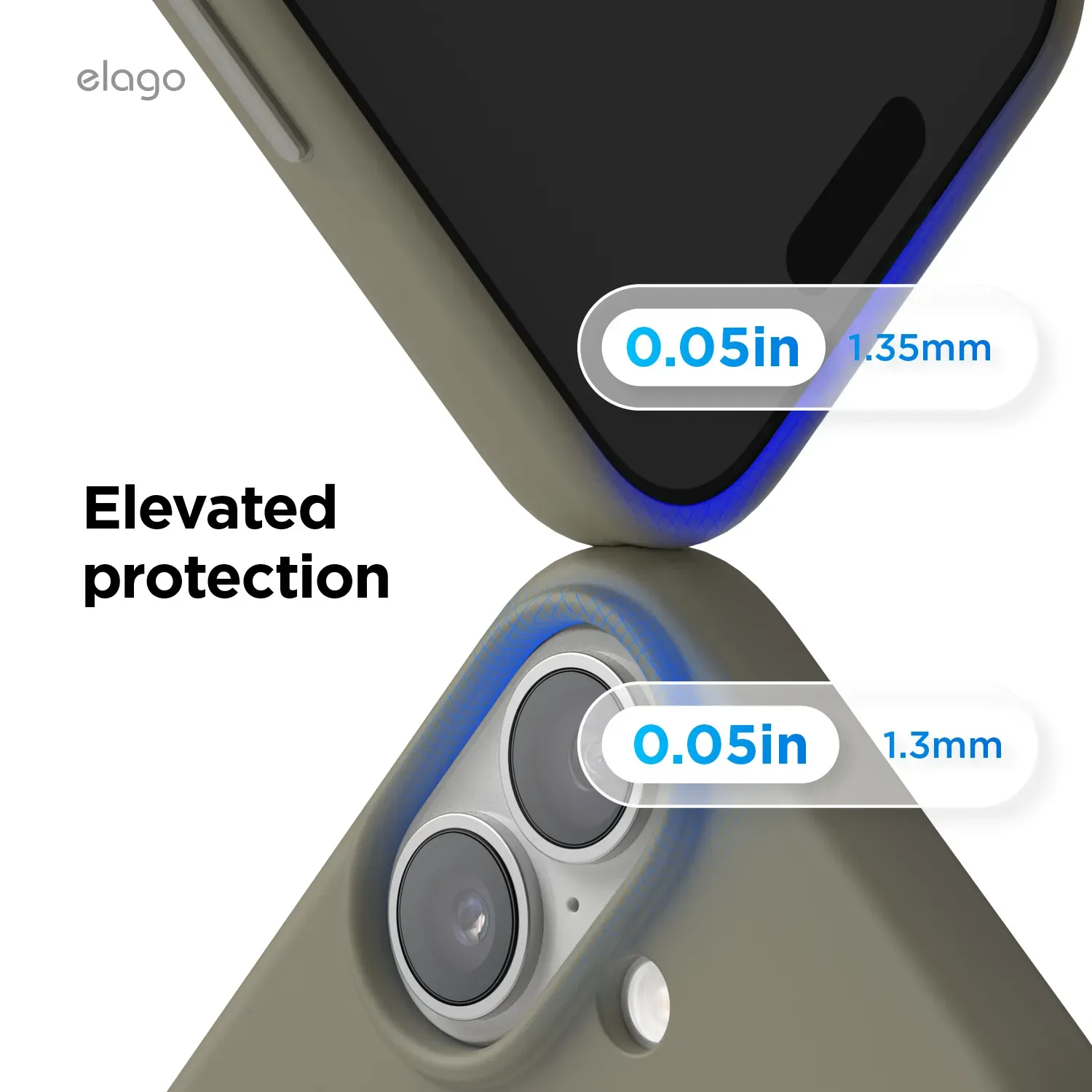 elago MagSafe-kompatibilis iPhone 17 szilikontok - sötétszürke