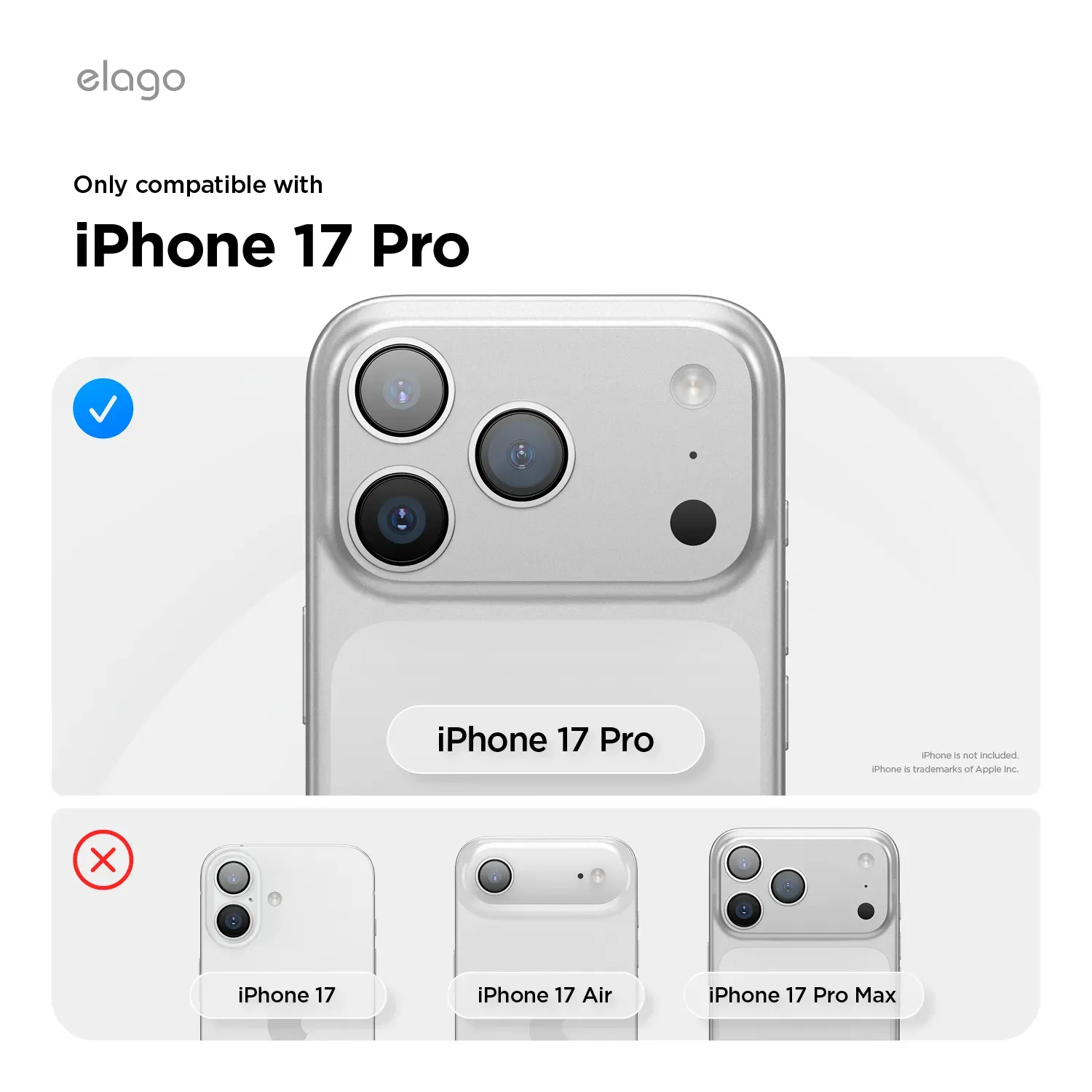 elago MagSafe-kompatibilis iPhone 17 Pro szilikontok - rózsaszín