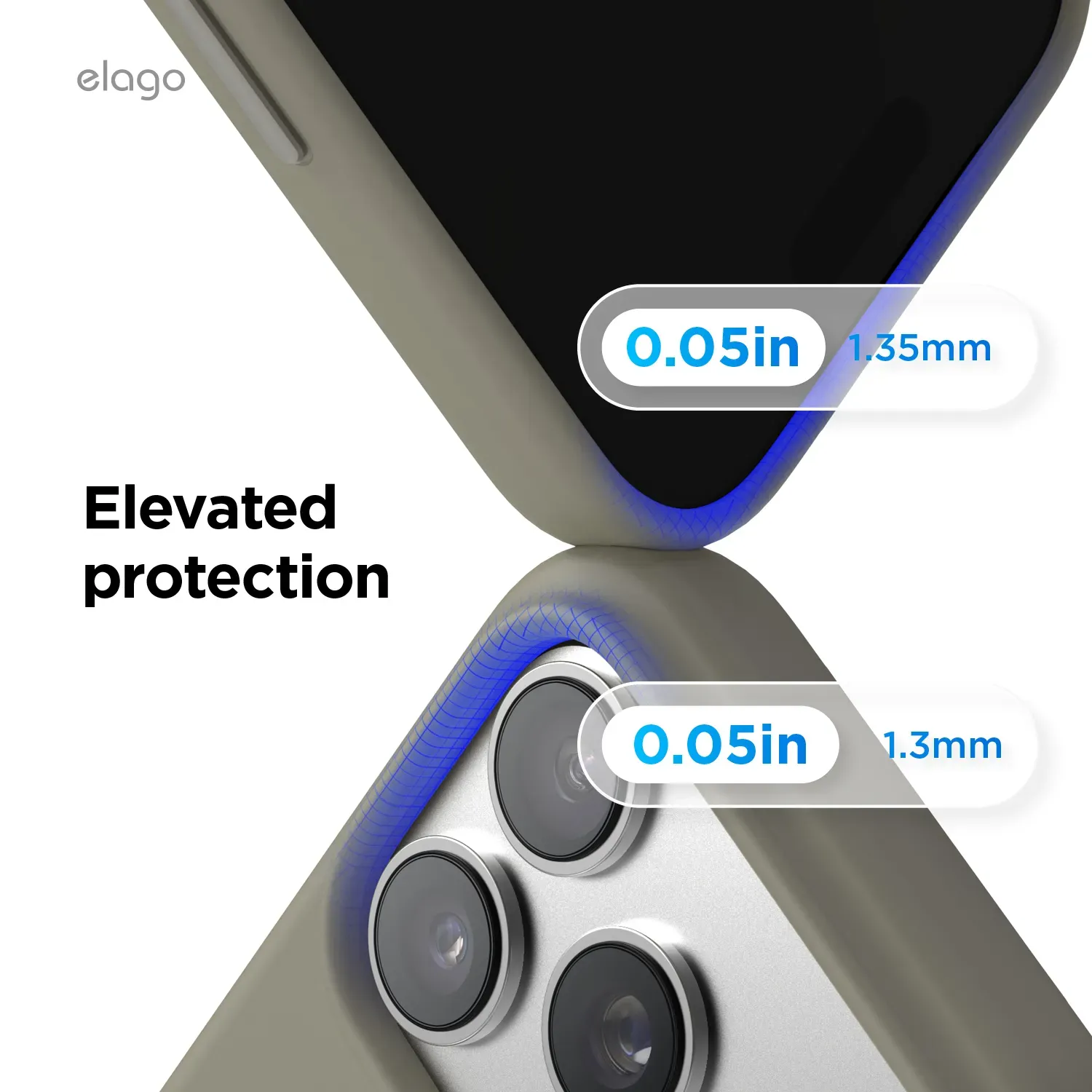 elago MagSafe-kompatibilis iPhone 17 Pro Max szilikontok - sötétszürke