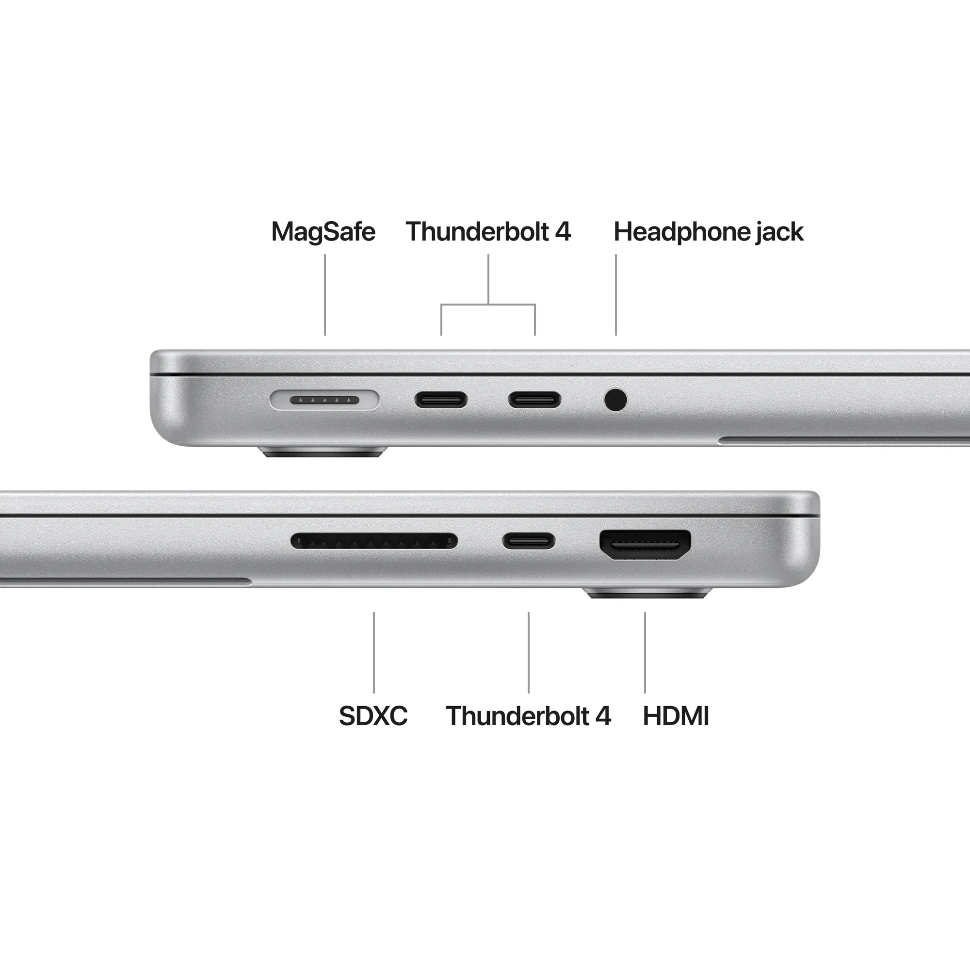 MacBook Pro 14 inch: M4 chip, 10-magos CPU, 10-magos GPU, 16GB, 1TB SSD - ezüst