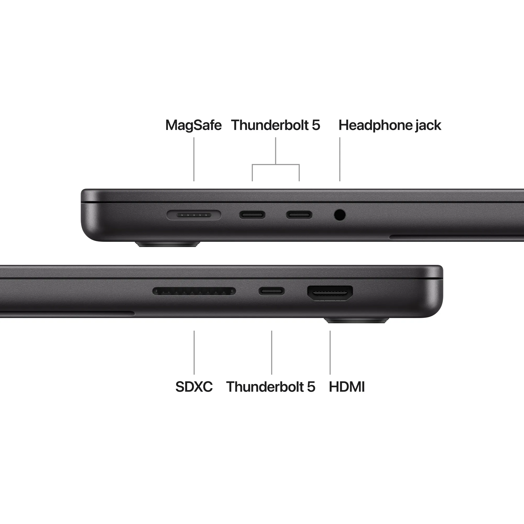 MacBook Pro 16 inch: M4 Max chip, 16-magos CPU, 40-magos GPU, 48GB, 1TB SSD - asztrofekete