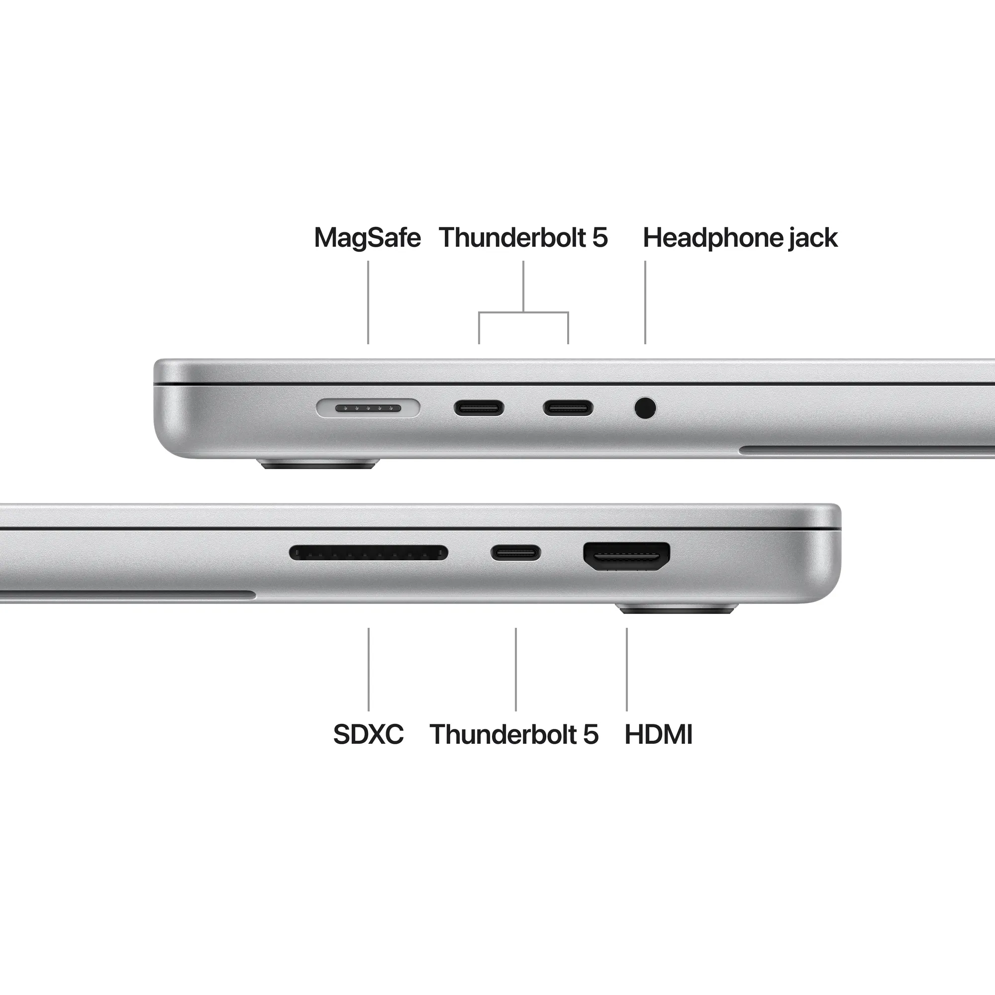 MacBook Pro 16 inch: M4 Max chip, 14-magos CPU, 32-magos GPU, 36GB, 1TB SSD - ezüst