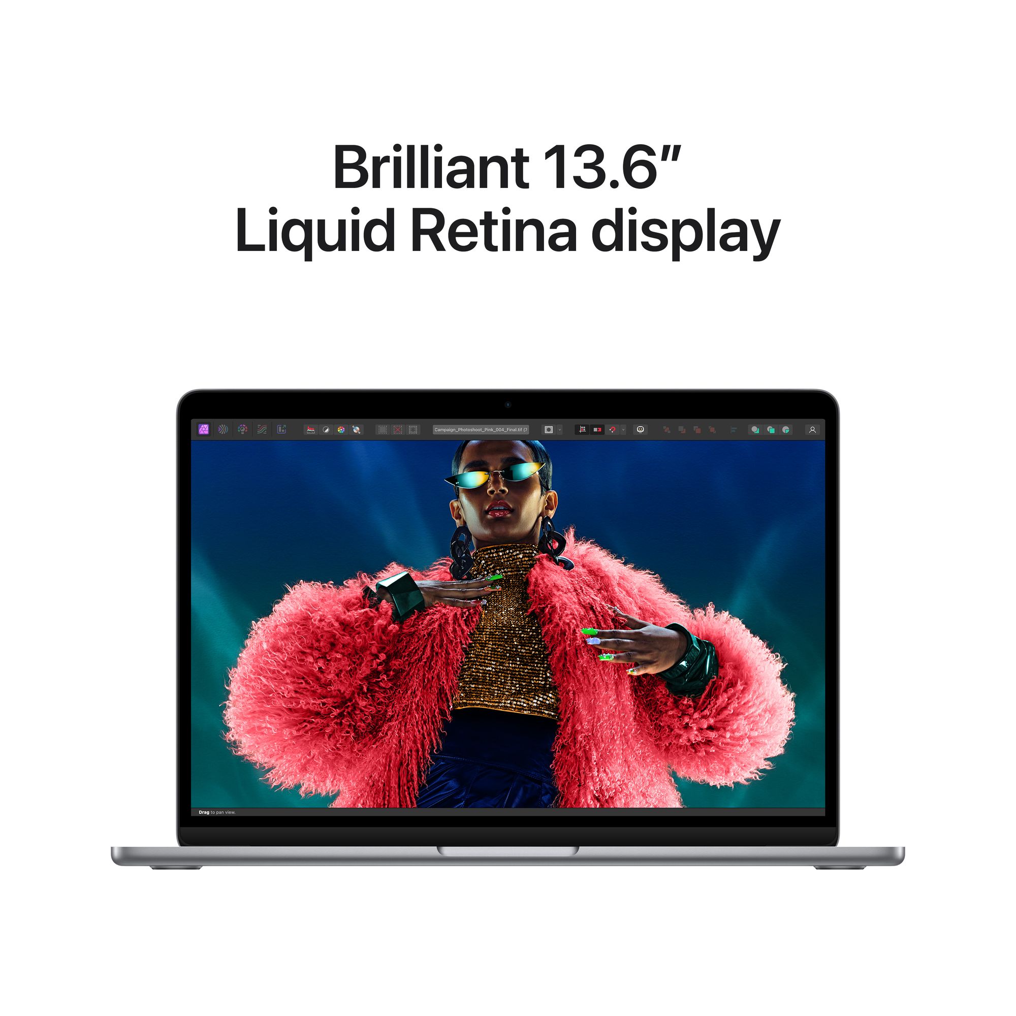 13-inch MacBook Air: Apple M3 chip 8-core CPU, 8-core GPU, 8GB, 256GB SSD - asztroszürke