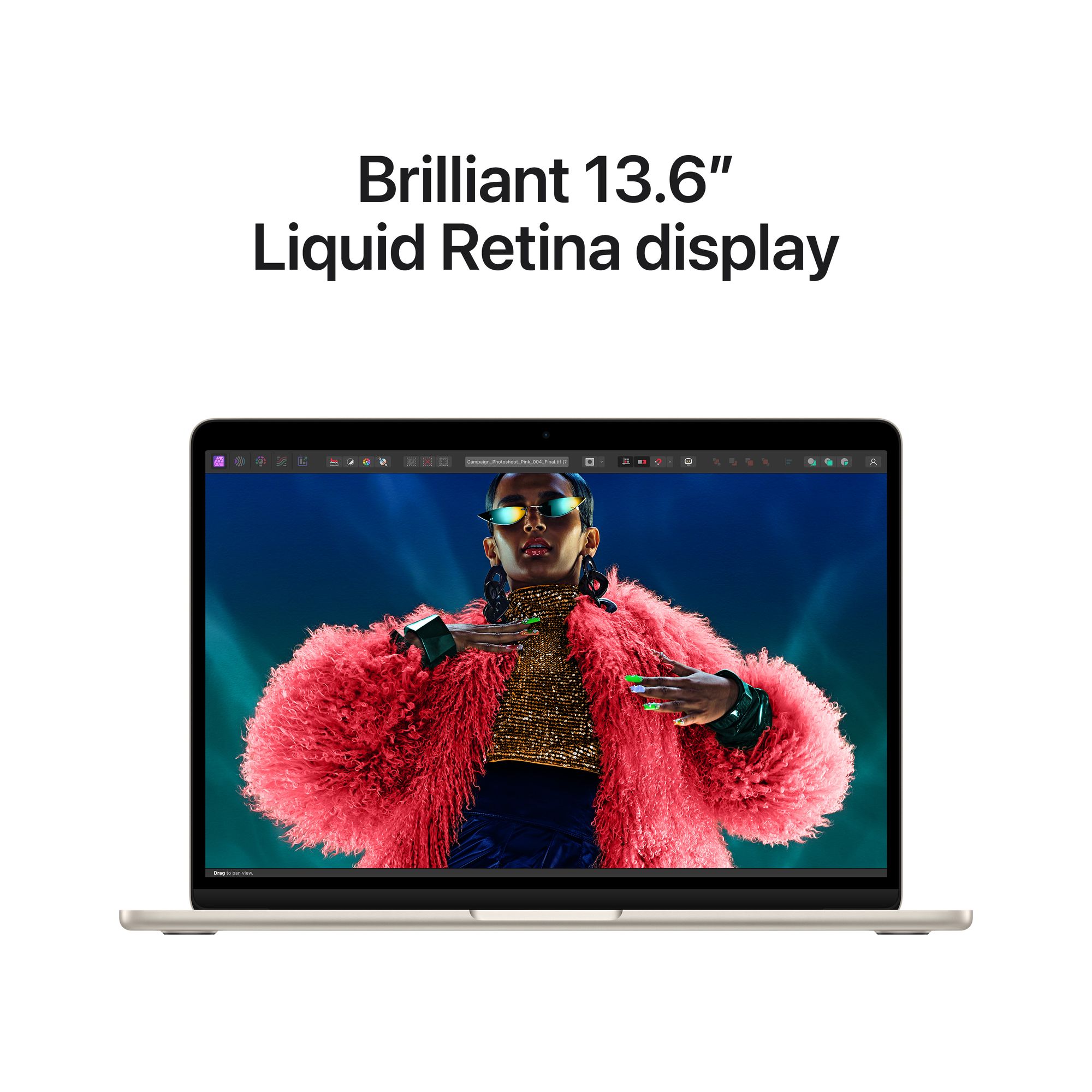 13-inch MacBook Air: Apple M3 chip 8-core CPU, 10-core GPU, 8GB, 512GB SSD - csillagfény