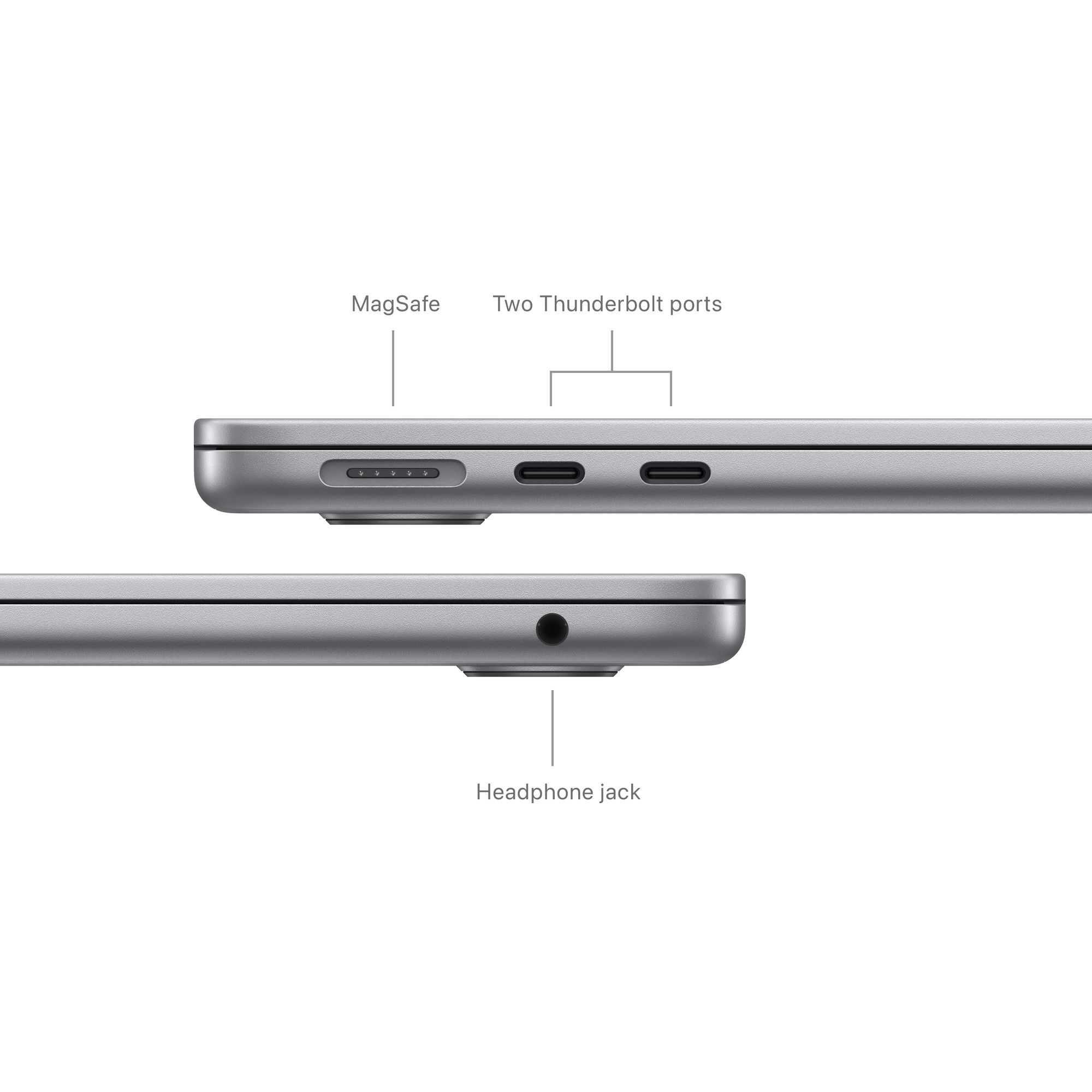 13-inch MacBook Air: Apple M3 chip 8-core CPU, 8-core GPU, 16GB, 256GB SSD - asztroszürke