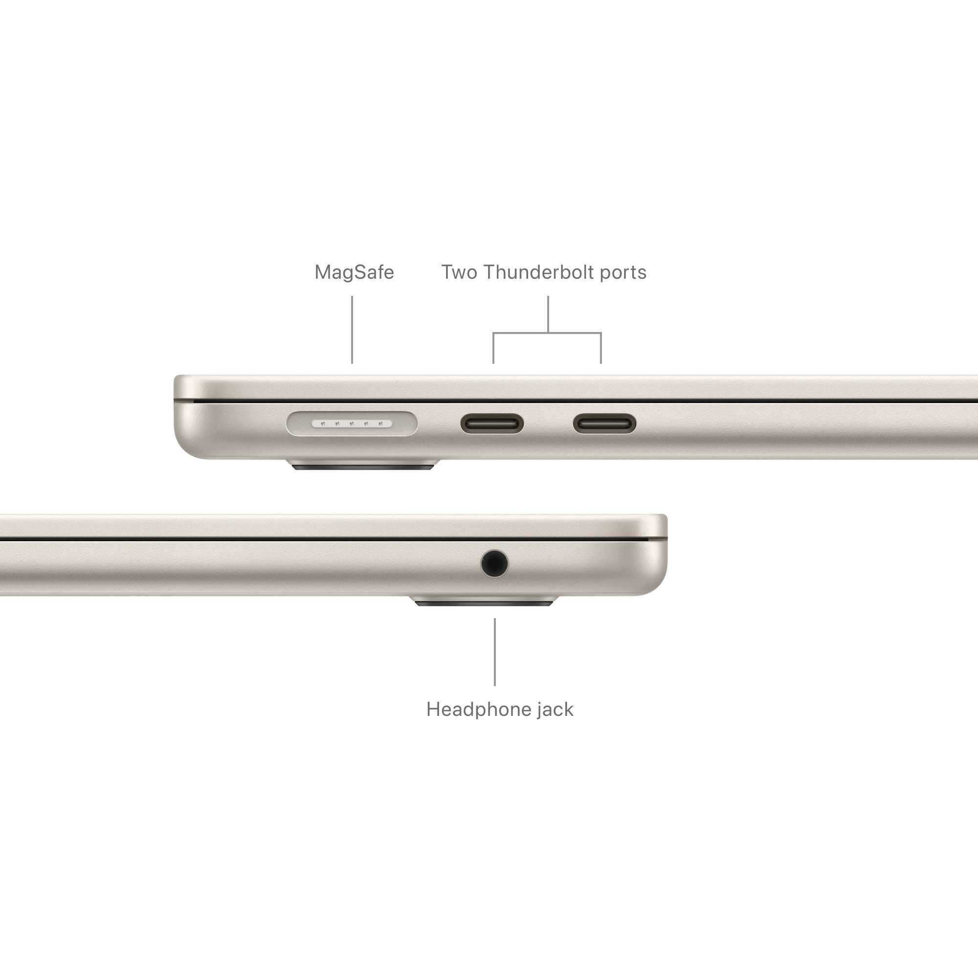 13-inch MacBook Air: Apple M3 chip 8-core CPU, 10-core GPU, 24GB, 512GB SSD - csillagfény